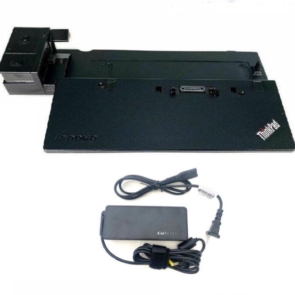 Lenovo Thinkpad Pro Black Docking Station with Keys and Power Supply - Picture 1 of 7